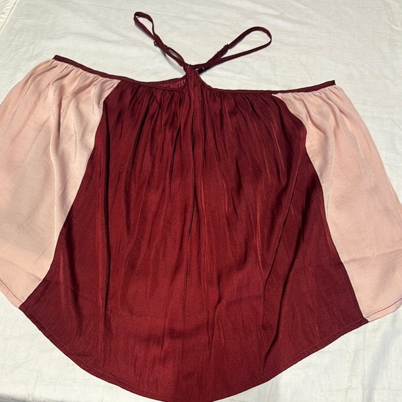 Banana Republic Red and Pink Asymmetrical Camisole - Picture 1 of 5